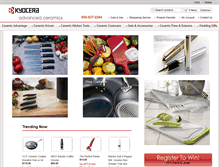 Tablet Screenshot of kyoceraadvancedceramics.com